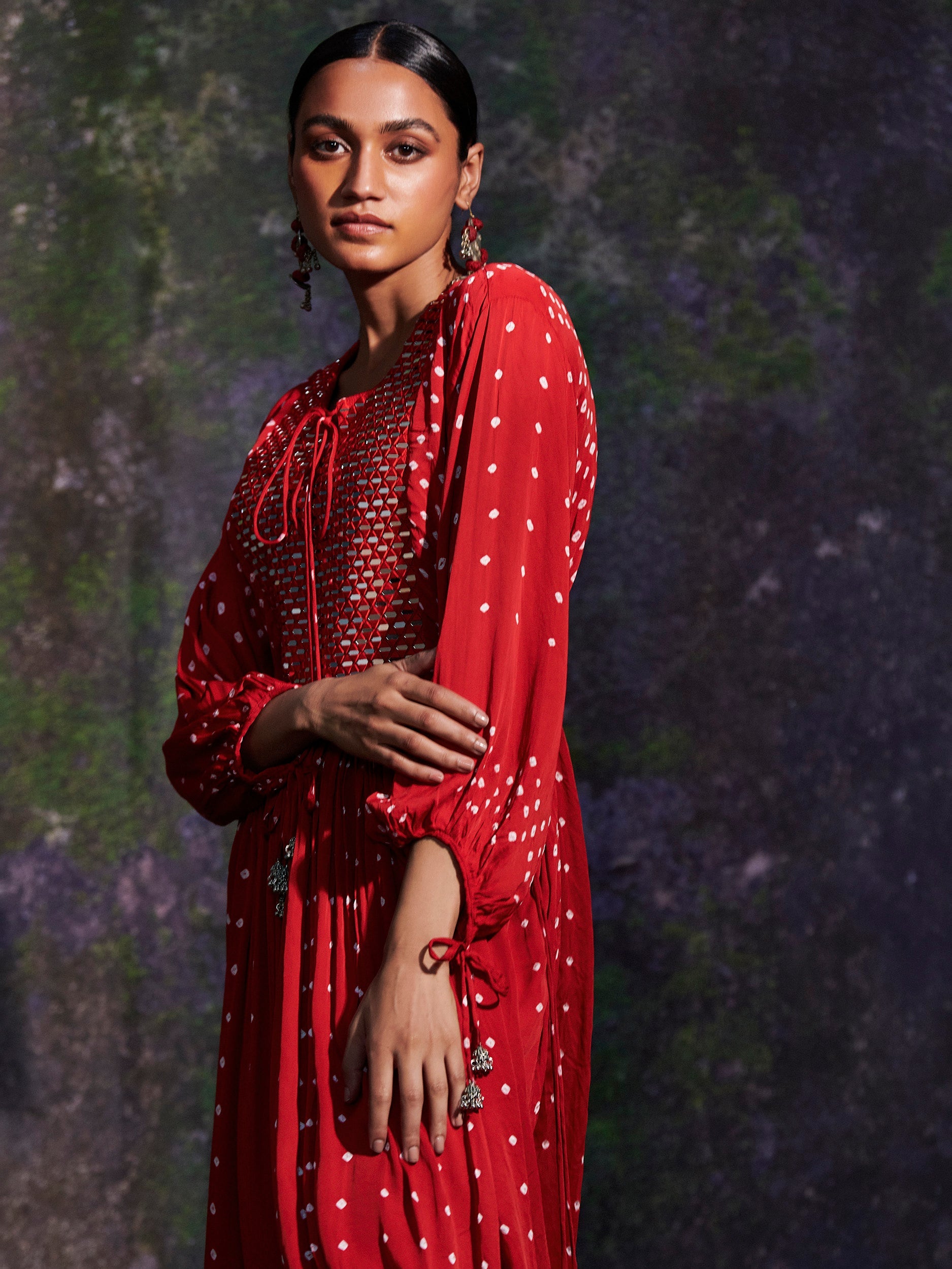 Vrinda Red (Kurta Set)