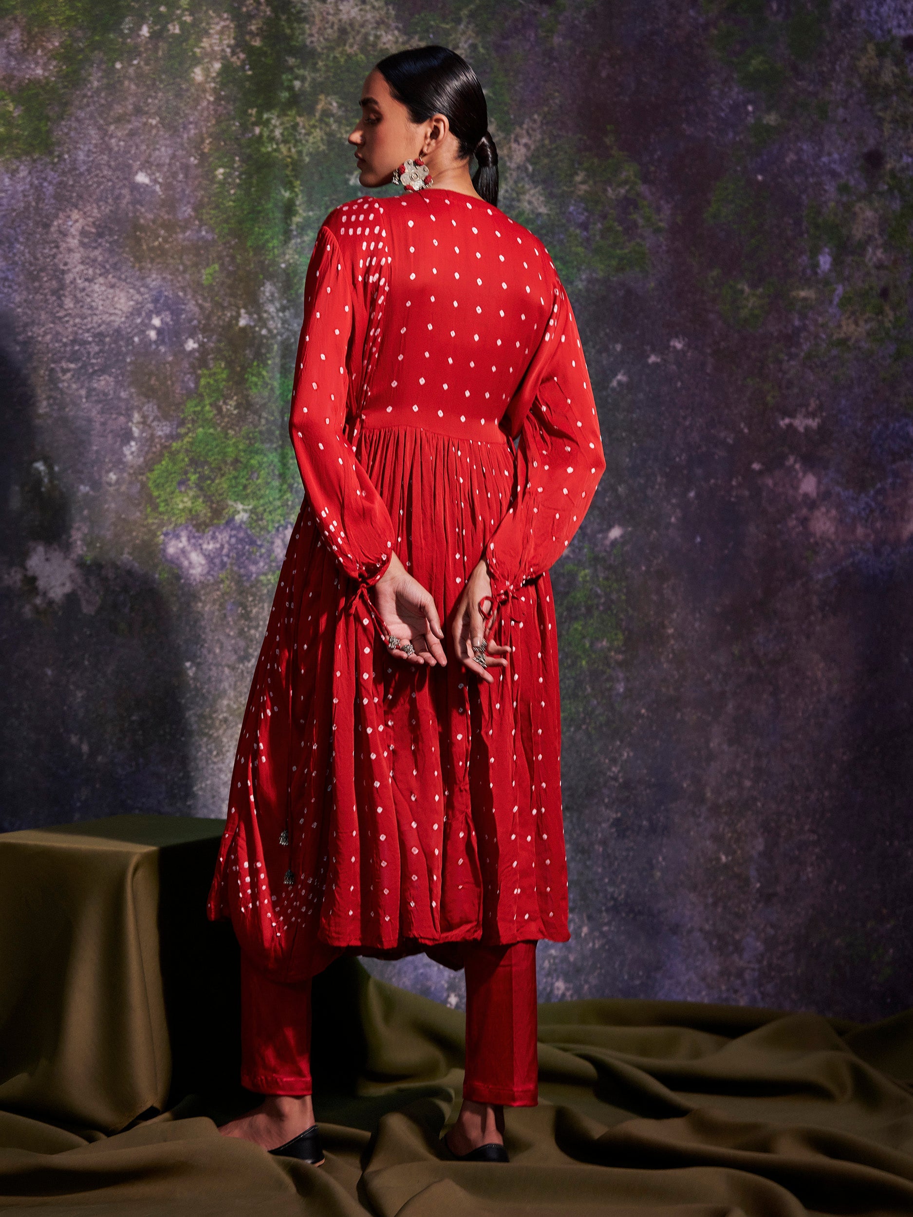 Vrinda Red (Kurta Set)