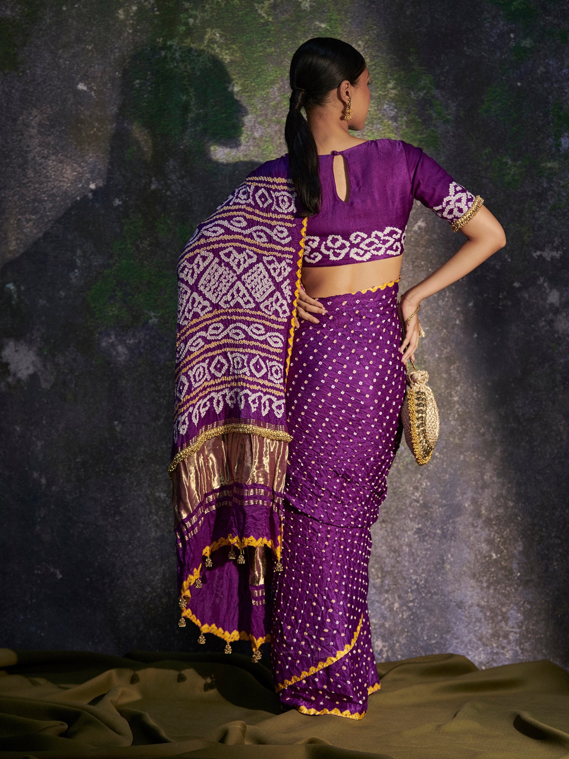 Ambika Purple (Saree)