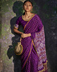 Ambika Purple (Saree)