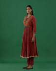 Adhira Rust (Kurta Set)