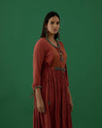 Adhira Rust (Kurta Set)