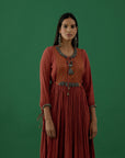 Adhira Rust (Kurta Set)