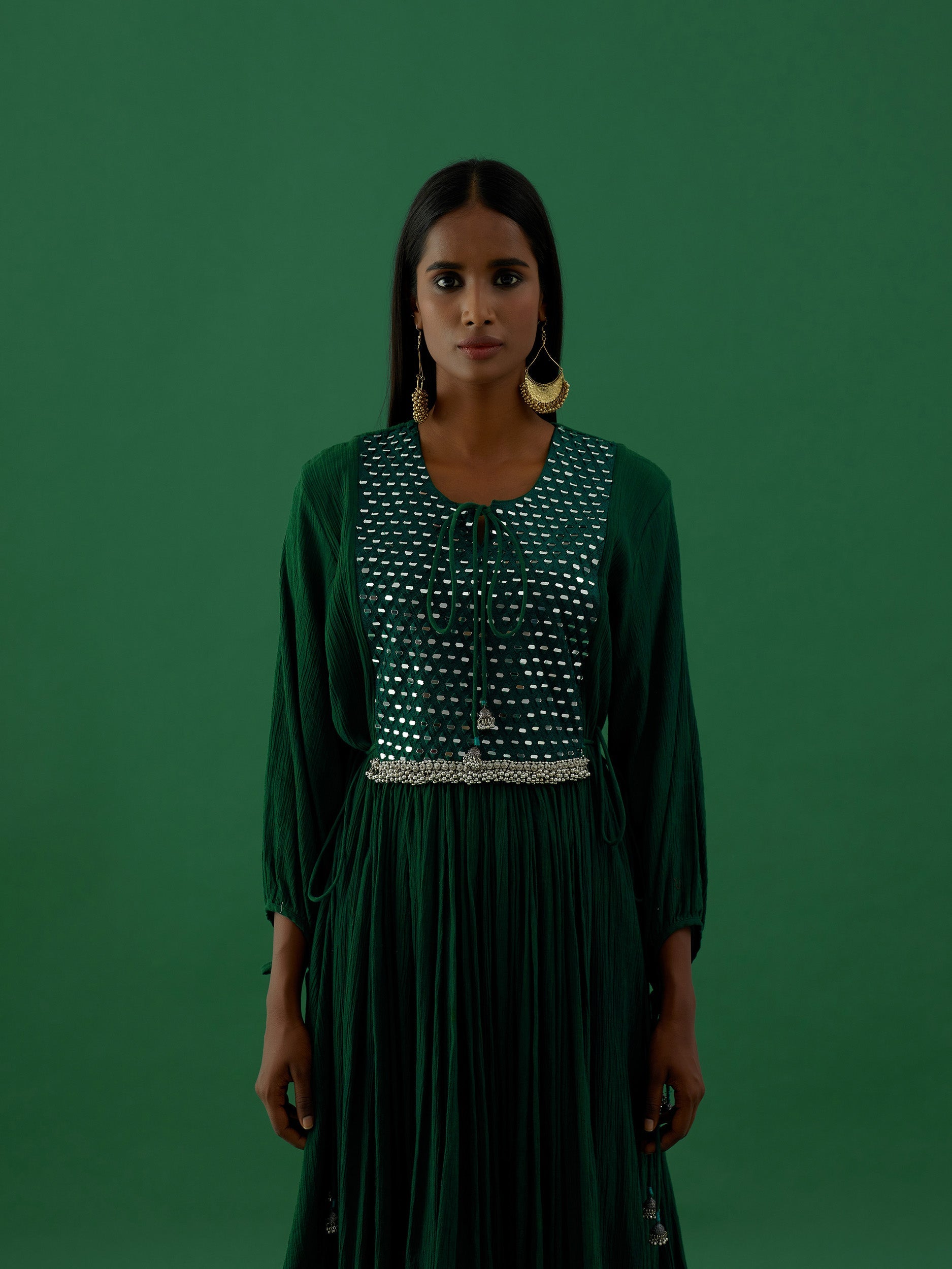 Kalindi Green (Kurta Set)