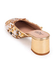 Gold Lotus (Mule Heel)