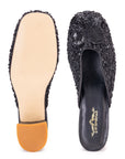 Indrani Black (Mule Heel)