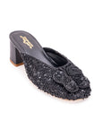 Indrani Black (Mule Heel)