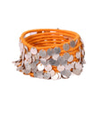 Nyara Bangle Mustard Silver