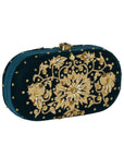 Lily Of The Valley Peacock Potli Clutches