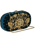 Lily Of The Valley Peacock Potli Clutches