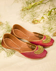 Aashvi Red (Jutti)