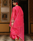 Ahista Pink Pheran Short Kurta Set