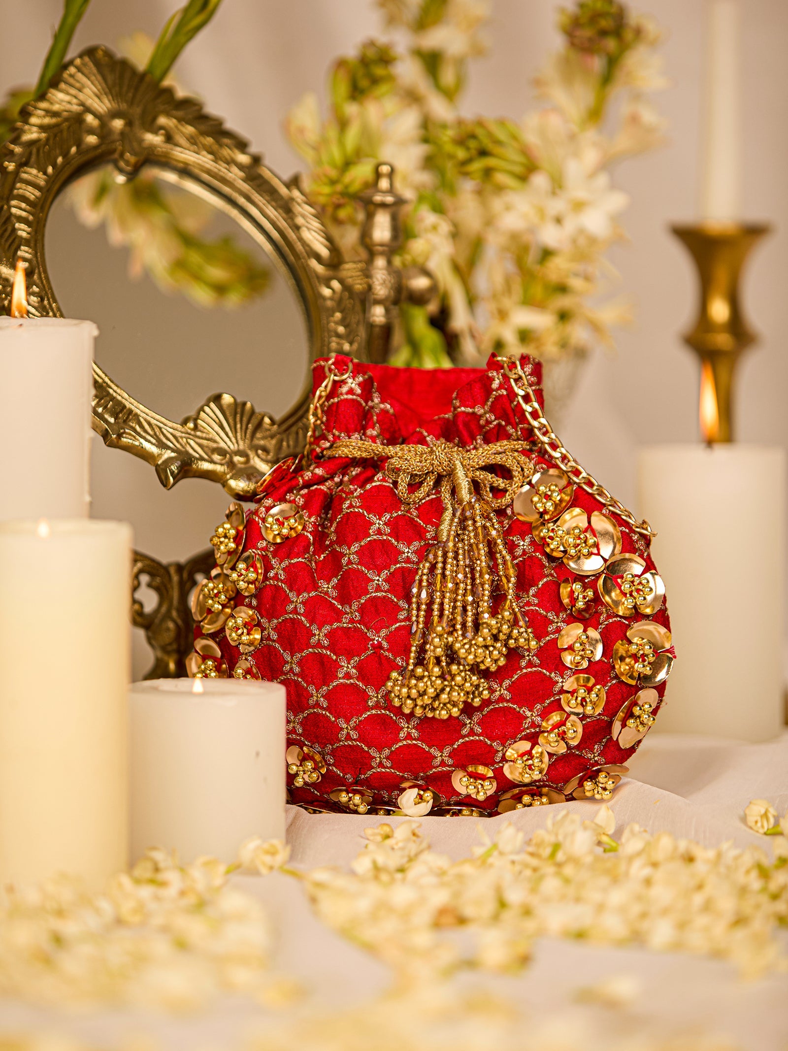 Nabhya Red (Potli)