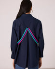 Noele Shirt - Navy Blue