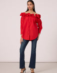 Gia Shirt - Paprika Red