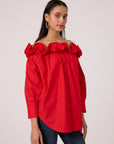 Gia Shirt - Paprika Red