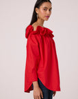 Gia Shirt - Paprika Red