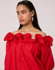 Gia Shirt - Paprika Red