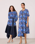 Jace Dress - Blue Floral