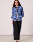 Lexy Shirt - Blue Floral