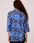 Lexy Shirt - Blue Floral