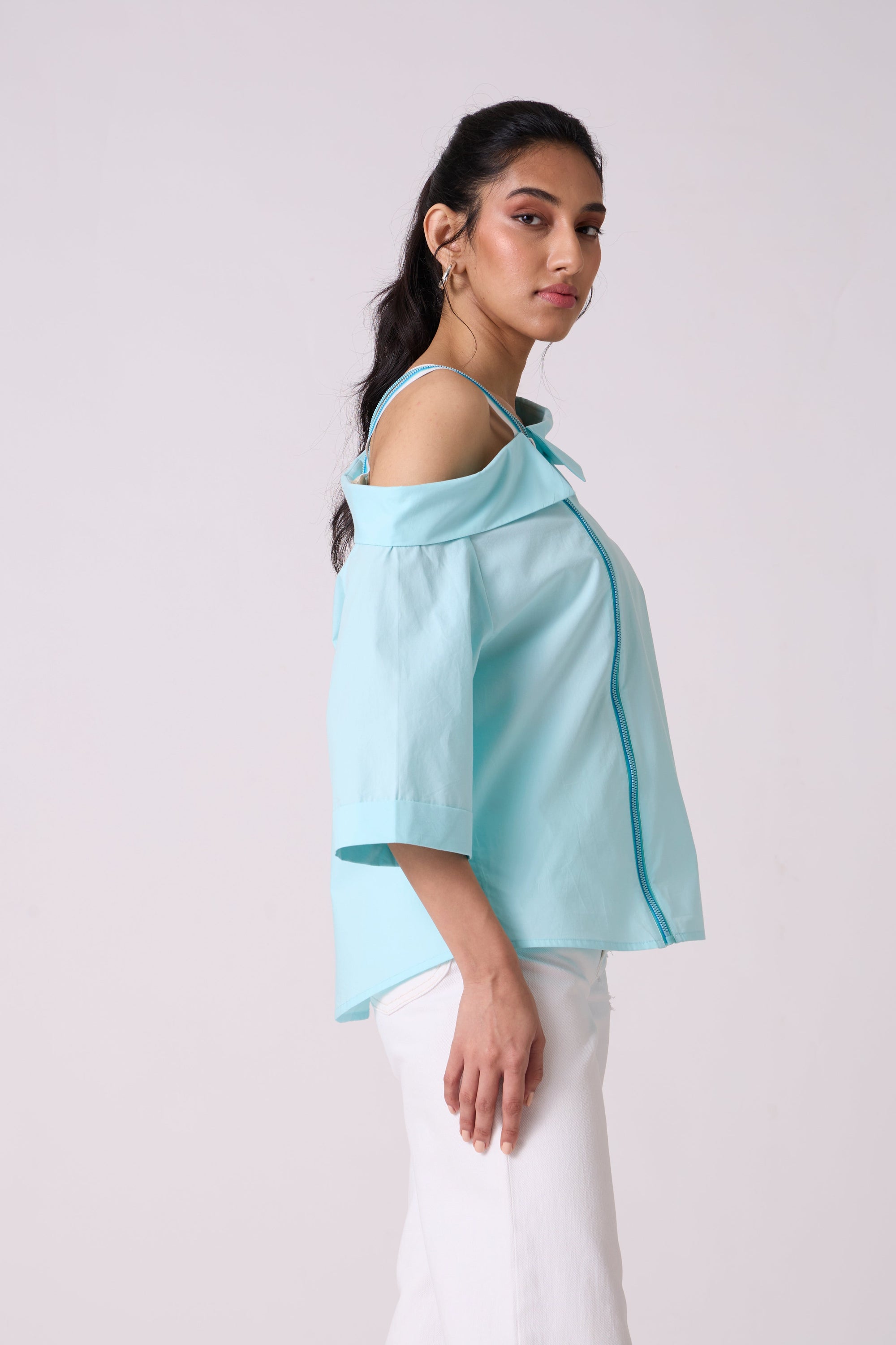 Shannon Zipper Top