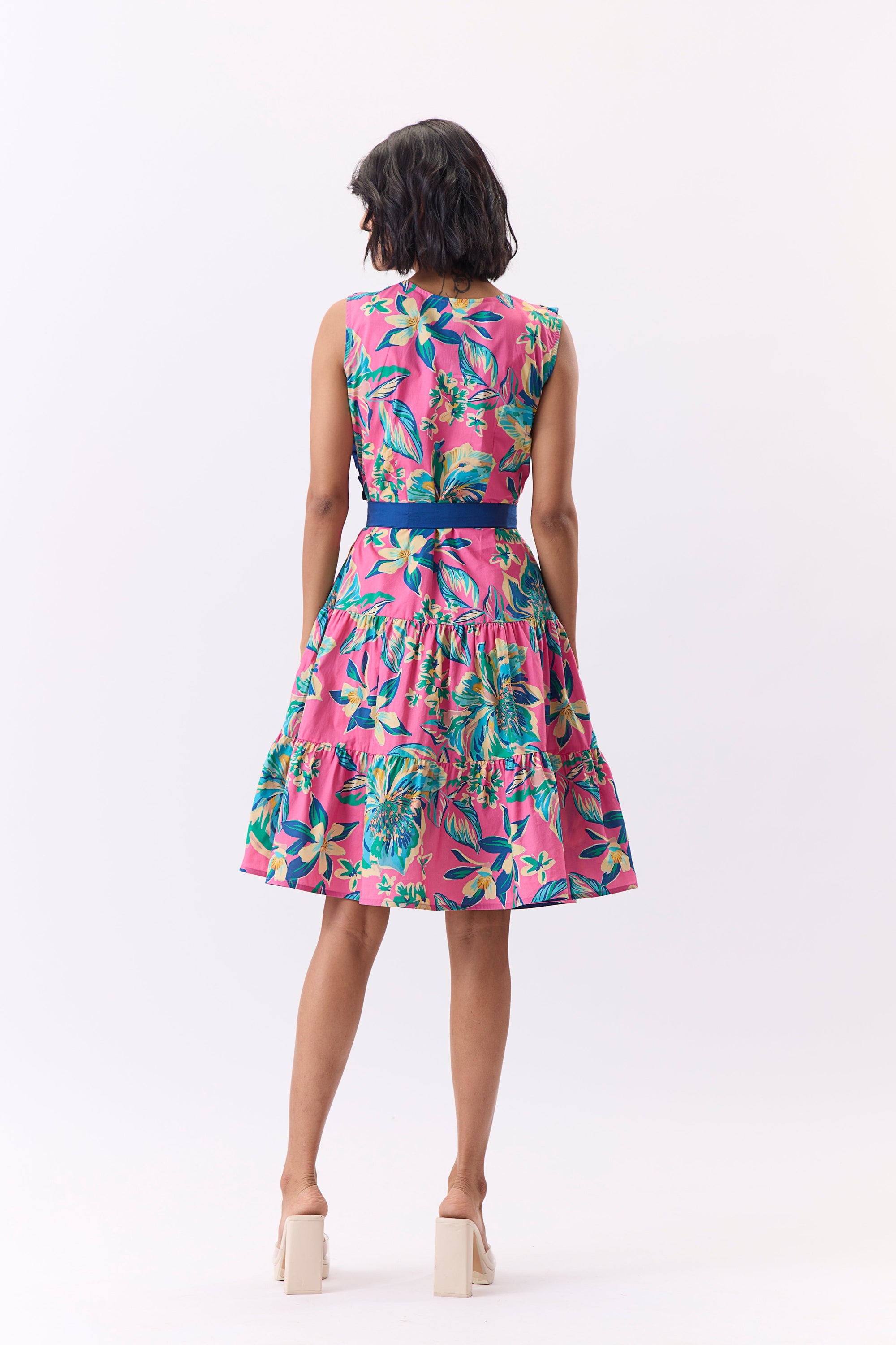 Ella Dress - Pink Floral