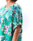 Vega Top - Green Floral