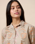 Tyler Shirt - Abstract Floral Print