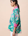 Brooklyn Top - Green Floral