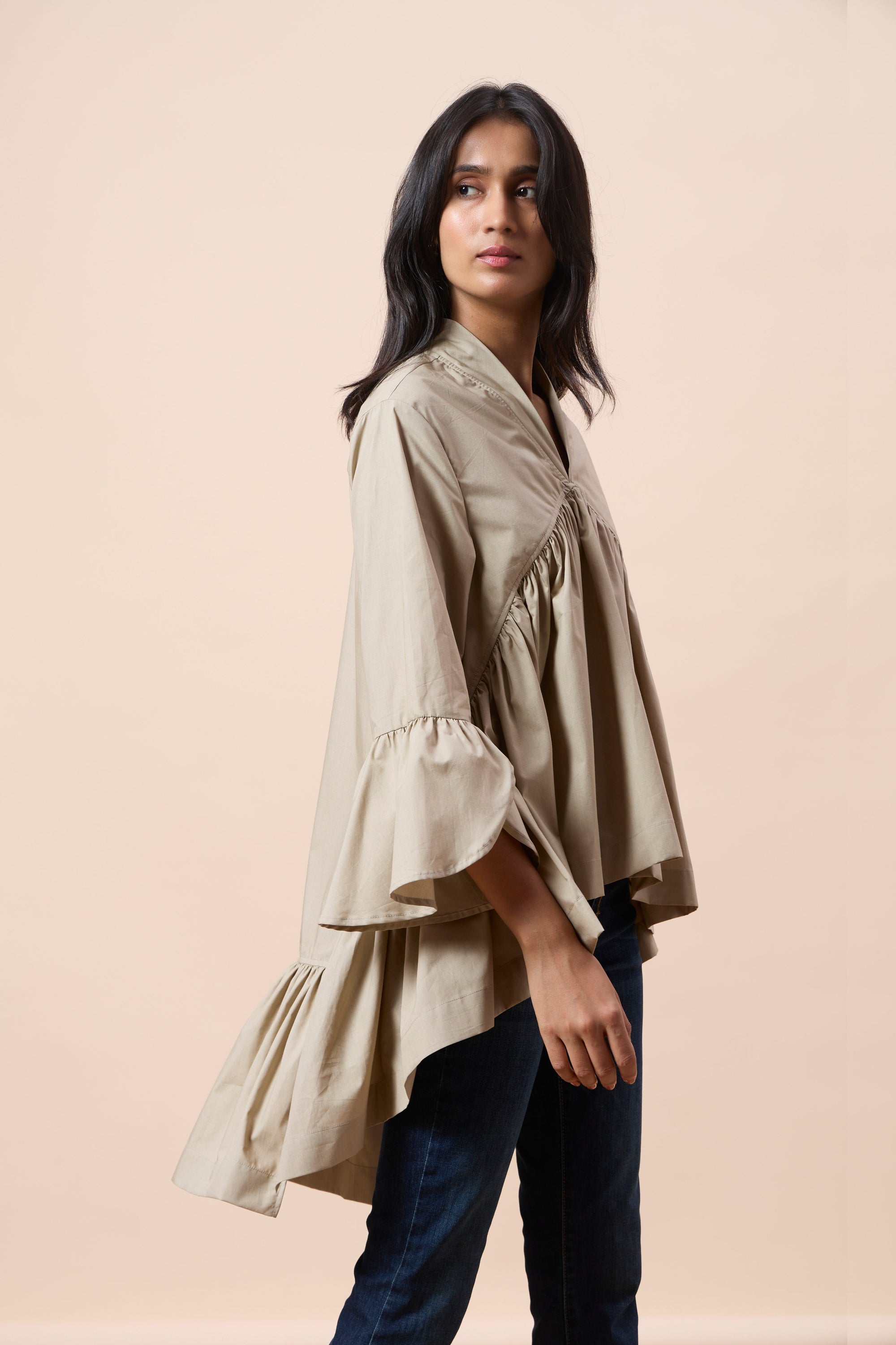 Clover Top - Beige