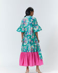 Natalie  Maxi - Green Floral