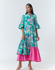 Natalie  Maxi - Green Floral