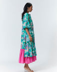Natalie  Maxi - Green Floral