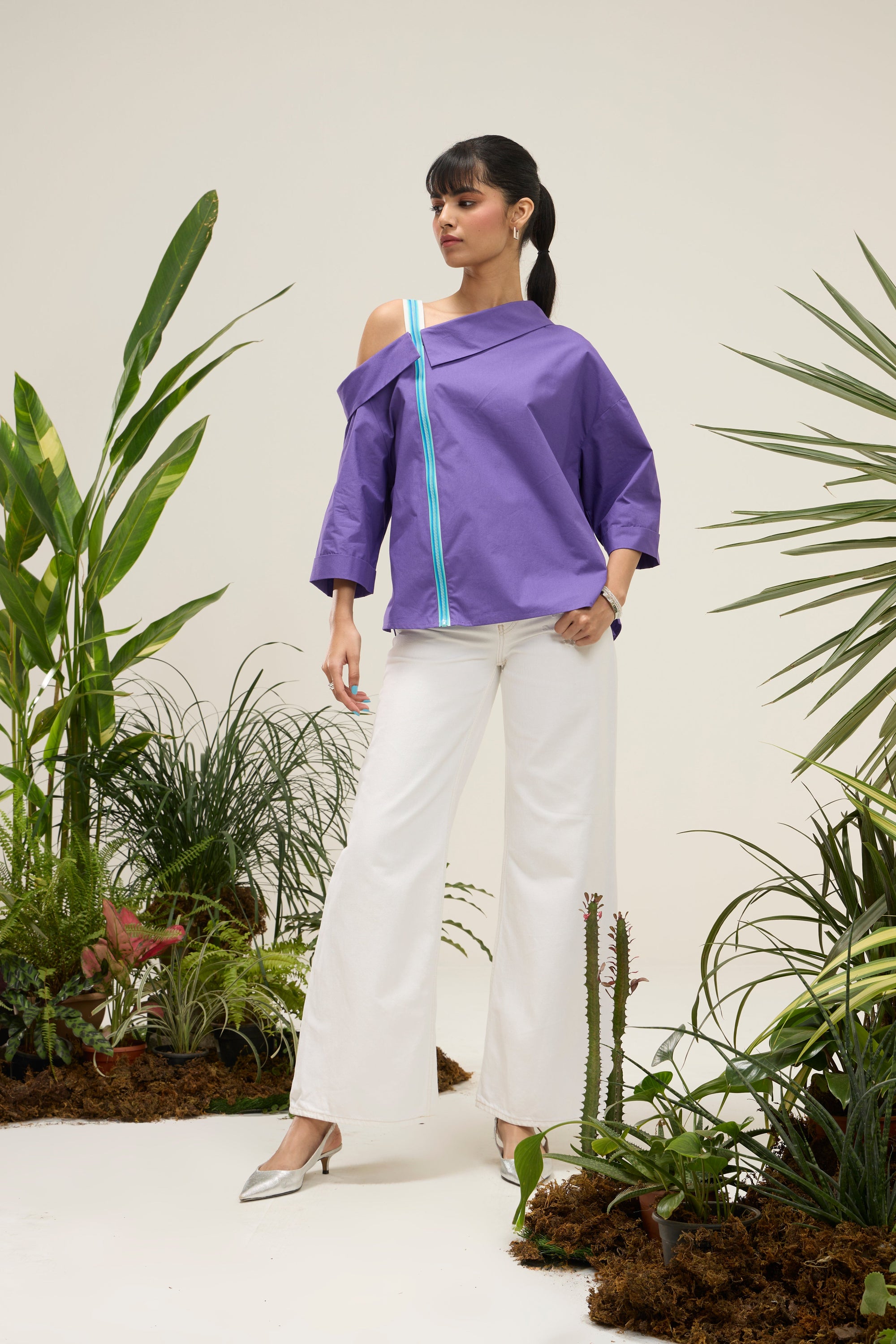 Shannon Zipper Top