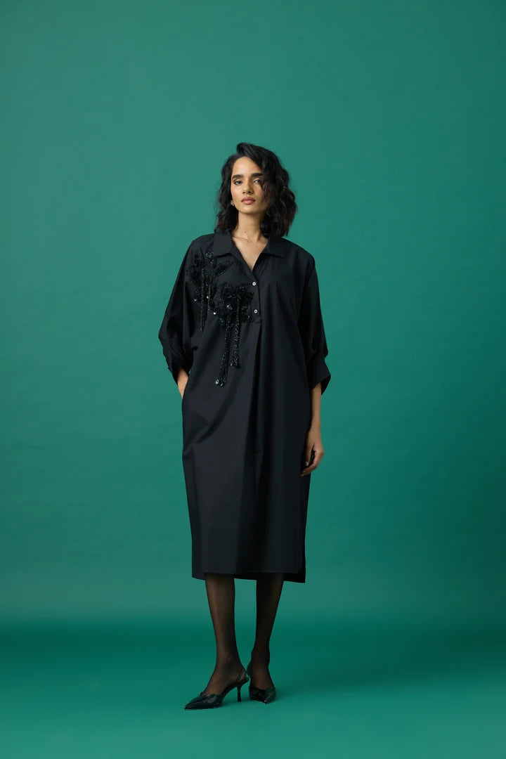 Solaris Applique Dress