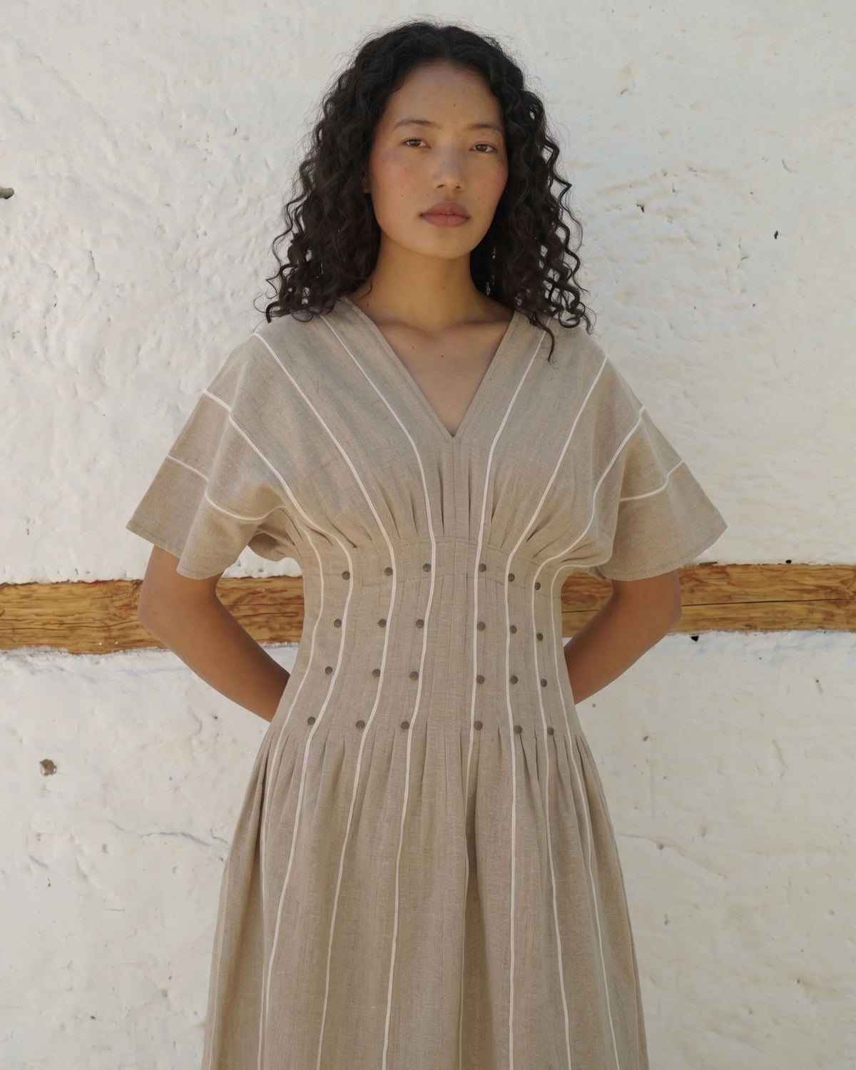 Sham Valley Dress In Sand