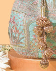Amer turquoise potli