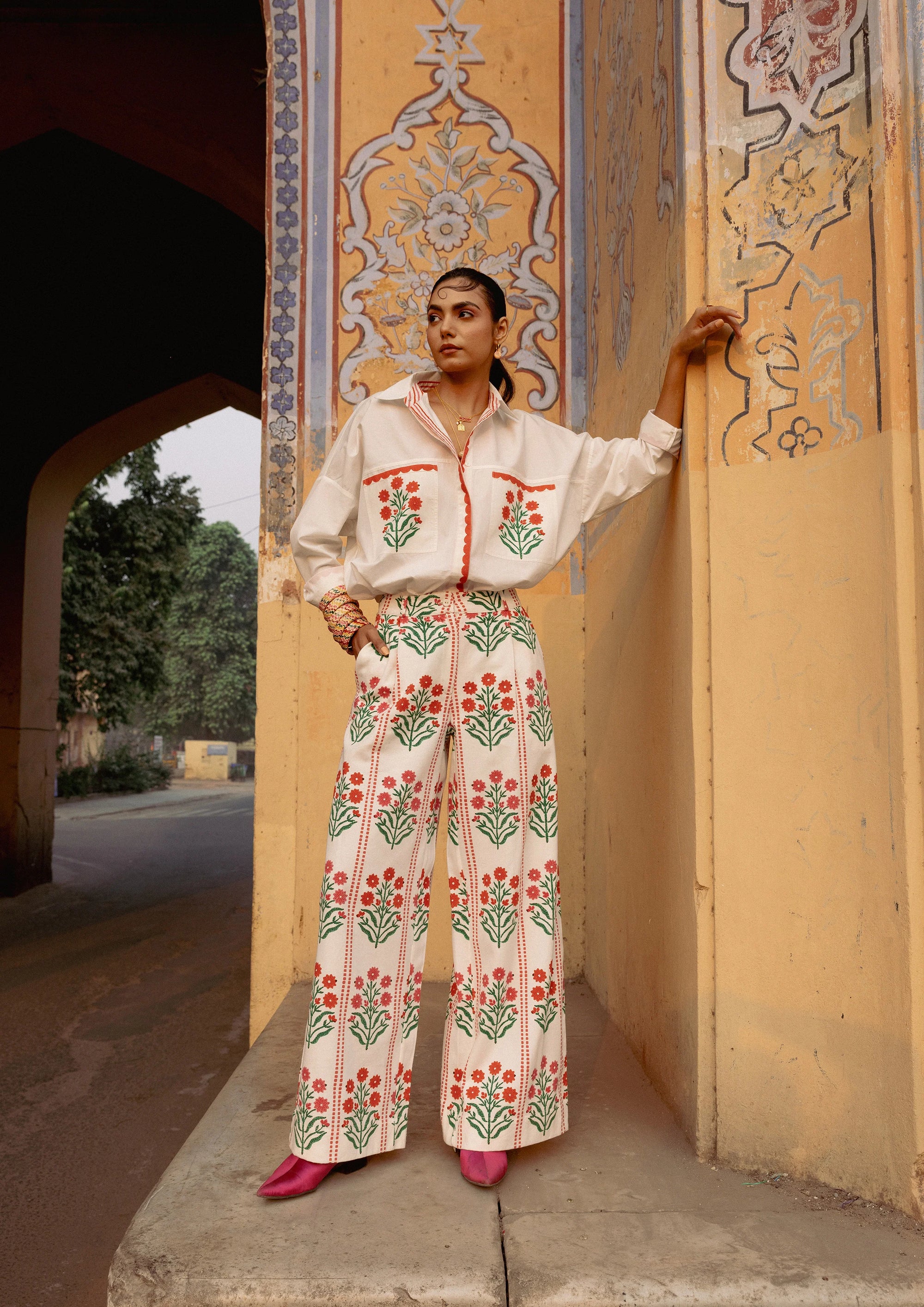 Amer Pants In Mango Print