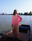 Amer Pants In Multicolour Stripes