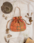 Amna Potli bag - Orange