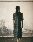 AN Grid Bloom Kaftan
