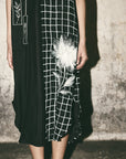AN Grid Bloom Kaftan