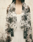 AN Floral Organza Cape