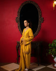 Sunshine Yellow Embroidered Short Kurta Set