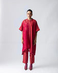 Ananyata Reverse Circle Boxy Dress With Slip