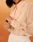 Ivory Organza Elegance
