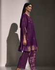 Jharokha Set In Purple