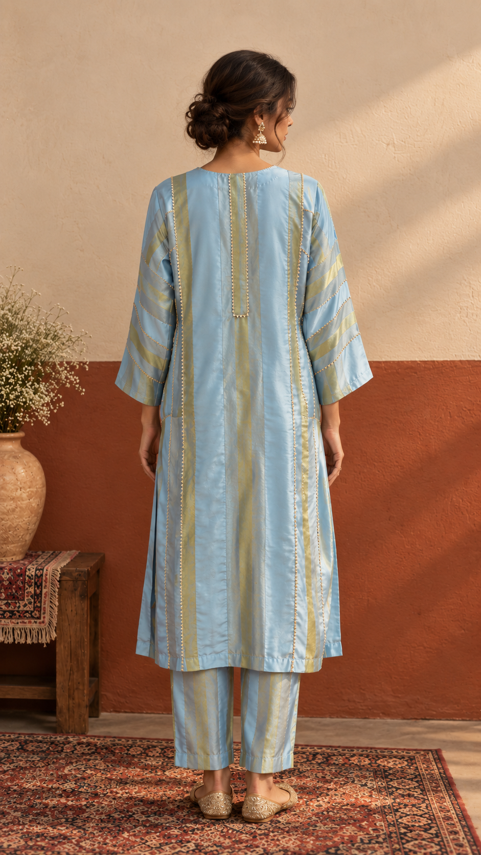 Gota Set In Powder Blue