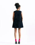 Velvet Blossom Mini Dress